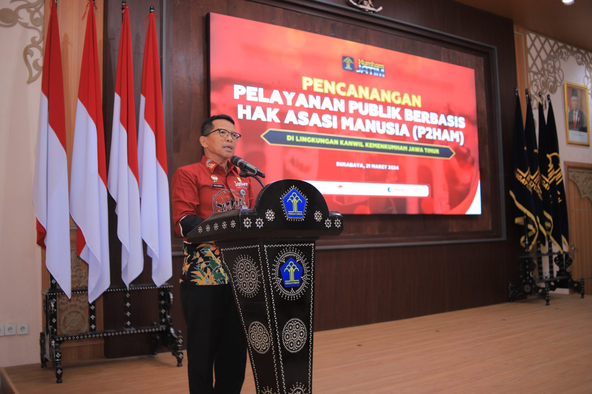 Kanwil Kemenkumham Jatim Ajak Pemda Bangun P2HAM