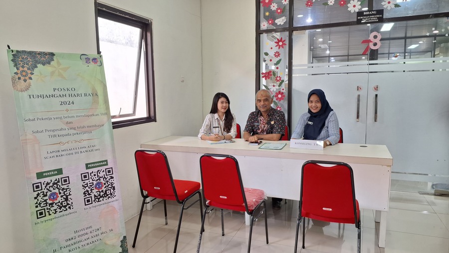 Pekerja Tidak Dapat THR, Pemkot Surabaya Buka Posko Pengaduan THR