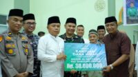 Safari Ramadan ke Rangsang Pesisir, Plt Bupati Asmar Ingatkan Bahaya Karlahut