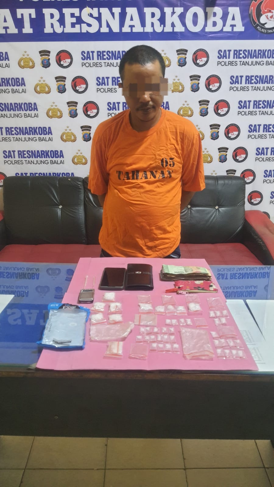 Bandar Narkoba Kota Tanjung Balai di Ringkus Sat Narkoba Polres Tanjung Balai