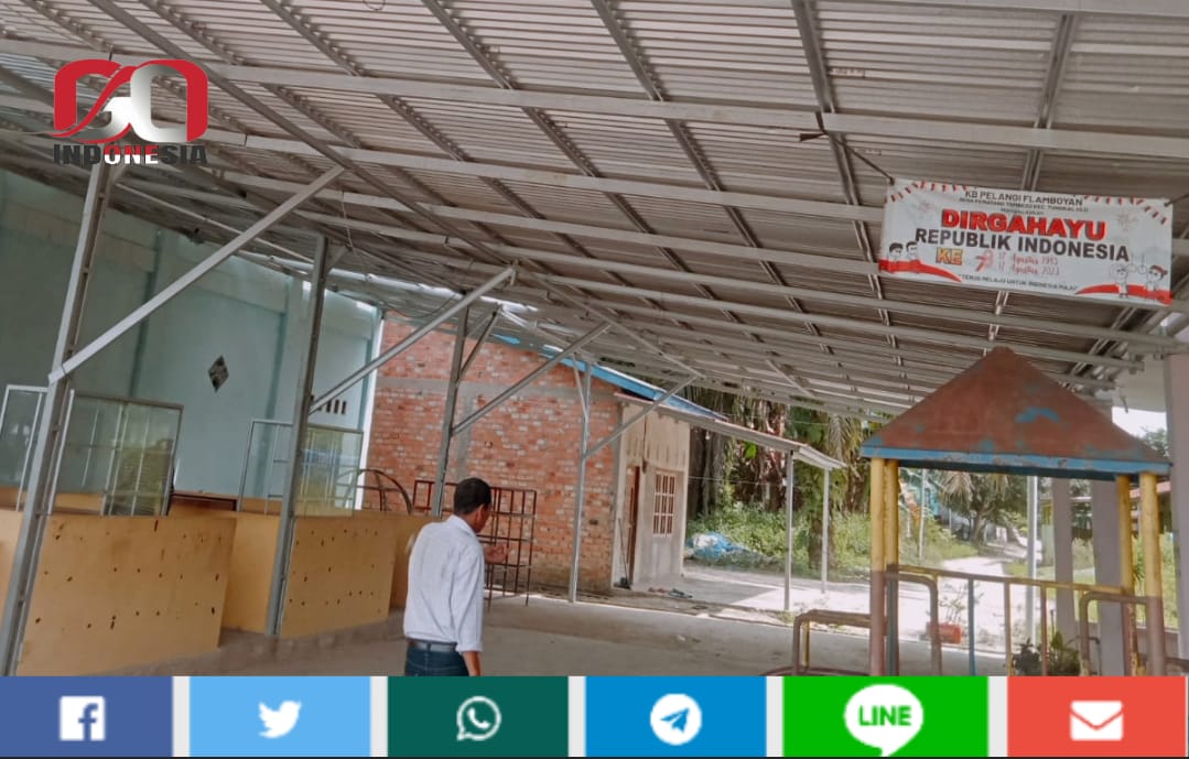 Fantastis..!!! Rp. 190 Juta Lebih Dana Desa Digelontorkan Hanya Untuk Pembuatan Kafe Desa Pematang Tembesu, Kini Tuai Ocehan Masyarakat