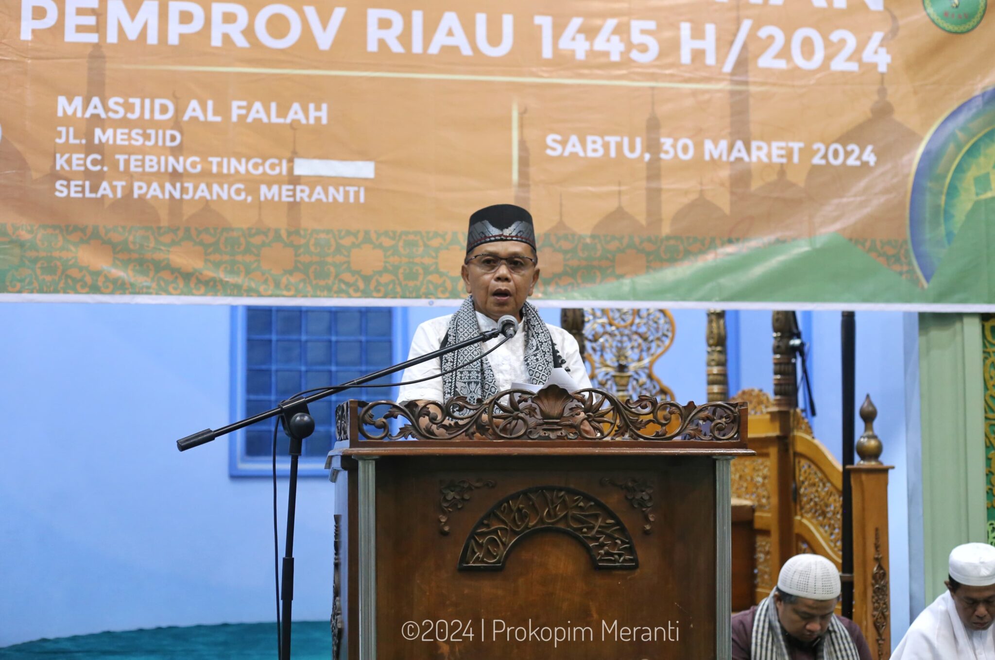 Plt Bupati Asmar Dampingi Asisten I Setdaprov Safari Ramadan di Selatpanjang
