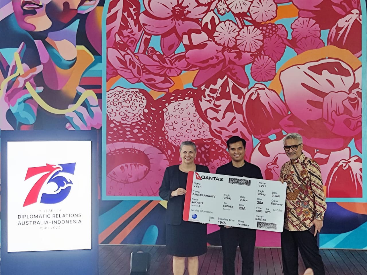 Indonesia dan Australia Peringati 75 Tahun Hubungan Diplomatik