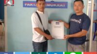 Ainal Mubaraq, SH Resmi Mengambil Formulir Pendaftaran Calon Bupati Merangin di DPC Partai Demokrat