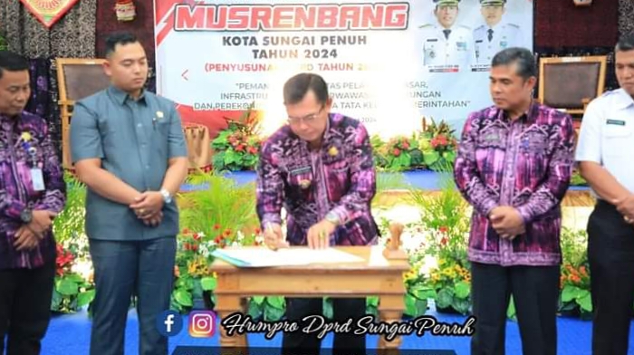 DPRD Kota Sungai Penuh Hadiri Musrenbang Tahun 2024