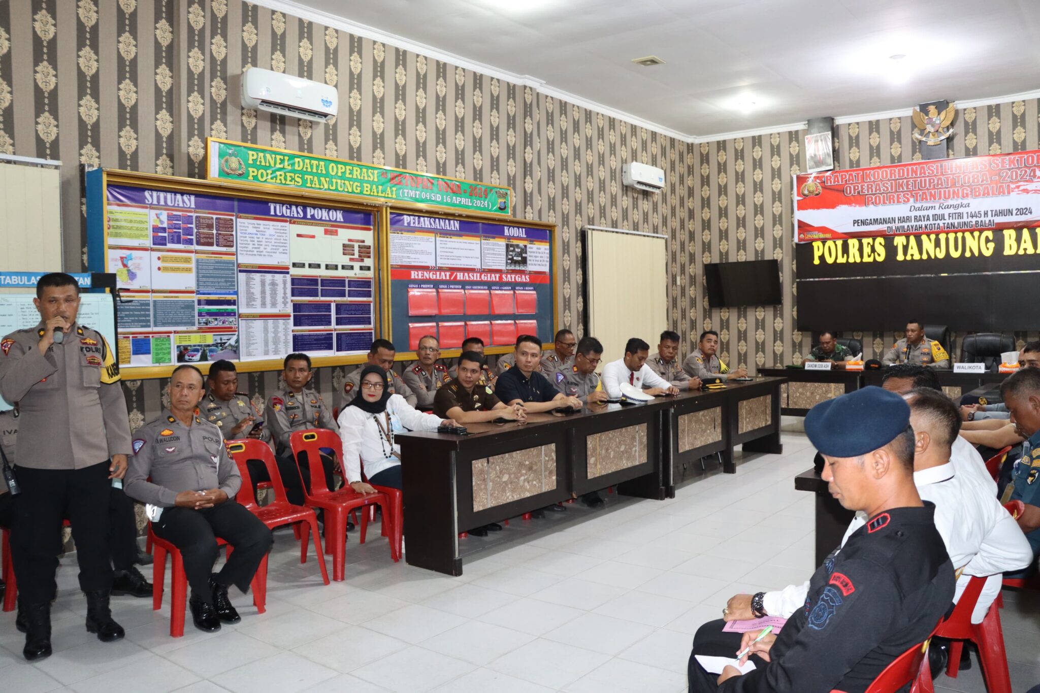 Polres Tanjung Balai Gelar Operasi Kepolisian Terpusat "Ketupat Toba 2024" Dalam Rangka Pengamanan Hari Raya Idul Fitri 1445 H