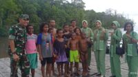 Kunker Dandim 1860/ TB Ke Kampung Tanah Merah - Kampung Saengga Sumuri