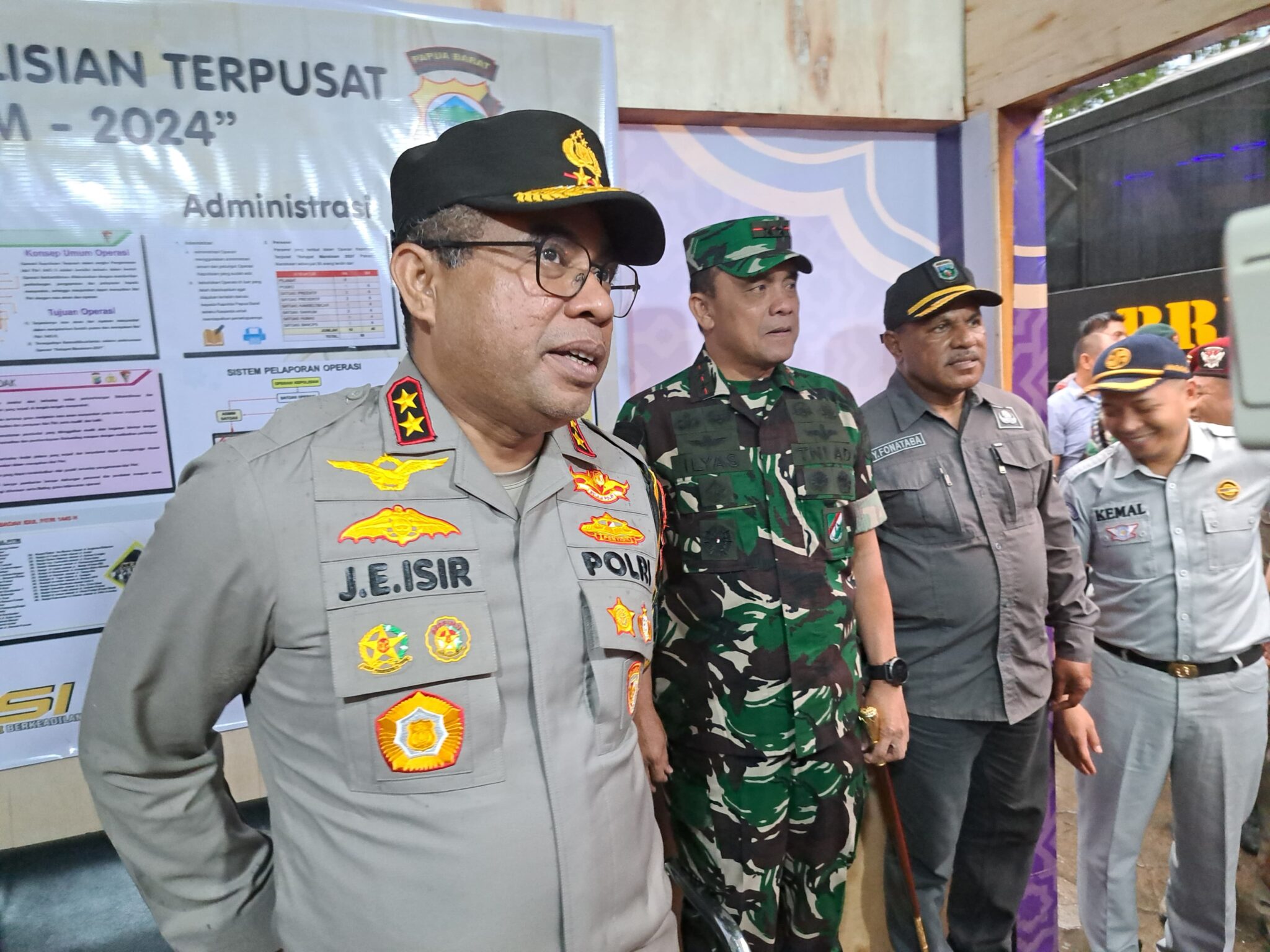 Pangdam Kasuari Bersama Unsur Forkopimda Papua Barat Road Show Operasi Ketupat Mansinam 2024