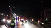 Kegiatan Pamwal dan Gatur Lalin Pawai Takbiran oleh Sat. Lalu lintas di Kabupaten Teluk Wondama