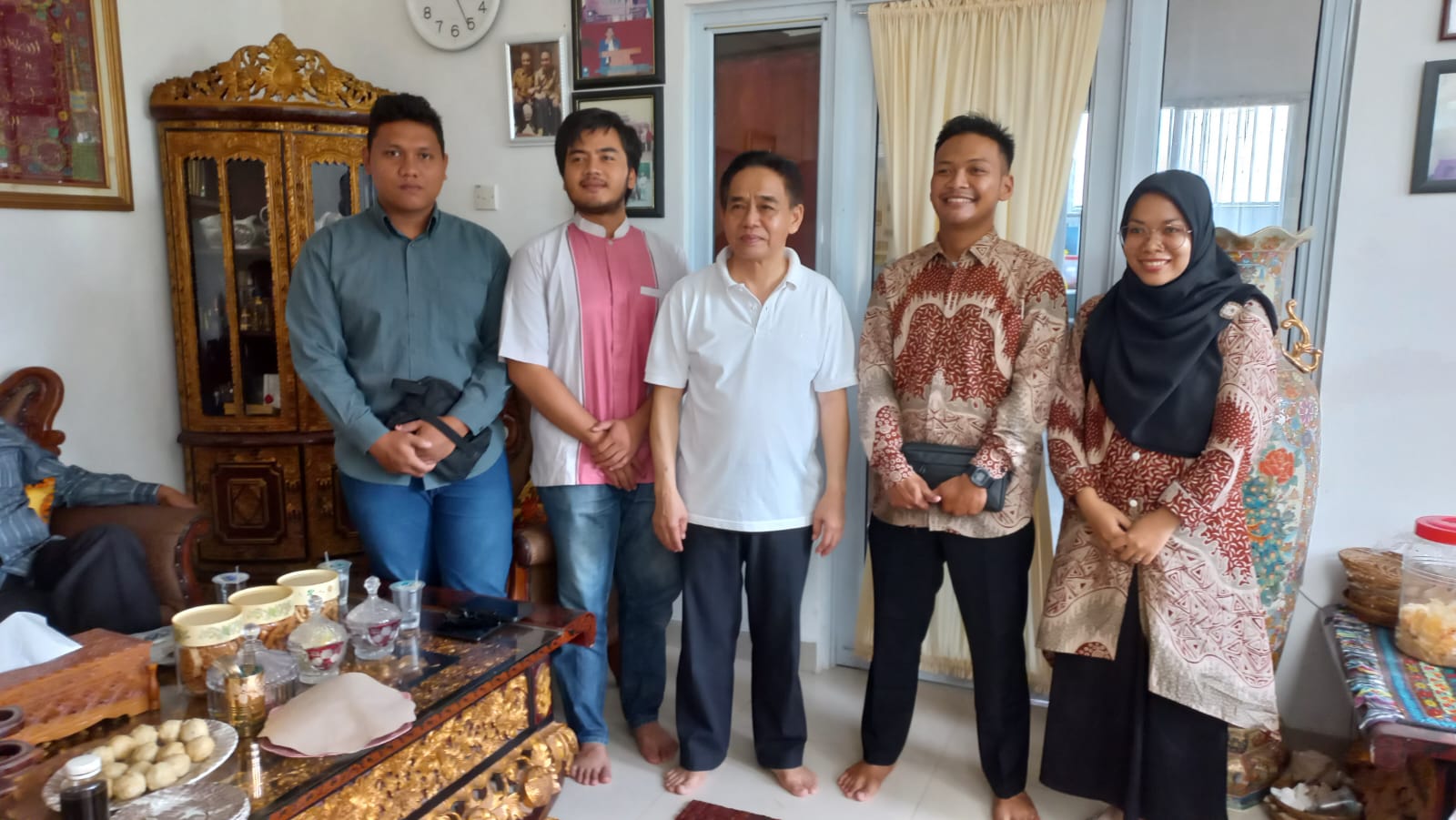 Emtizar Karyan Ketua DPD Partai Ummat Gelar Open House di Central Sukajadi 
