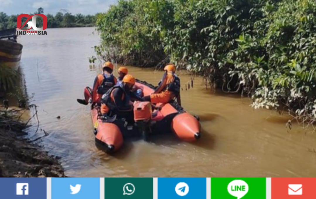 Bocah Aizah Hilang, Usai Jatuh dari Pompong di Sungai Batanghari