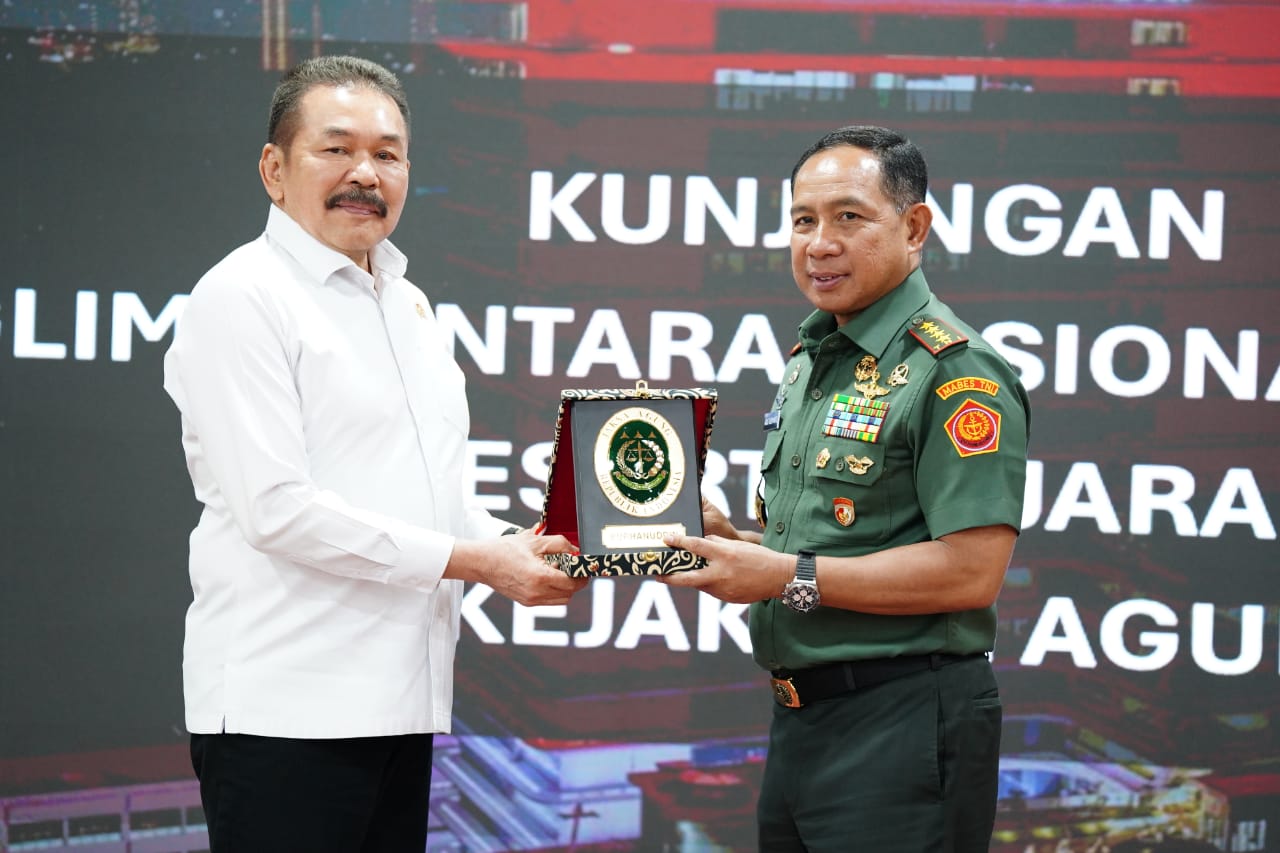 Sinergikan Penegakan Hukum Koneksitas TNI Bersama Kejaksaan Agung RI 