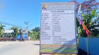 Papan Proyek Jalan Umakatahan Lamudur Naimana-Malaka Dicabut