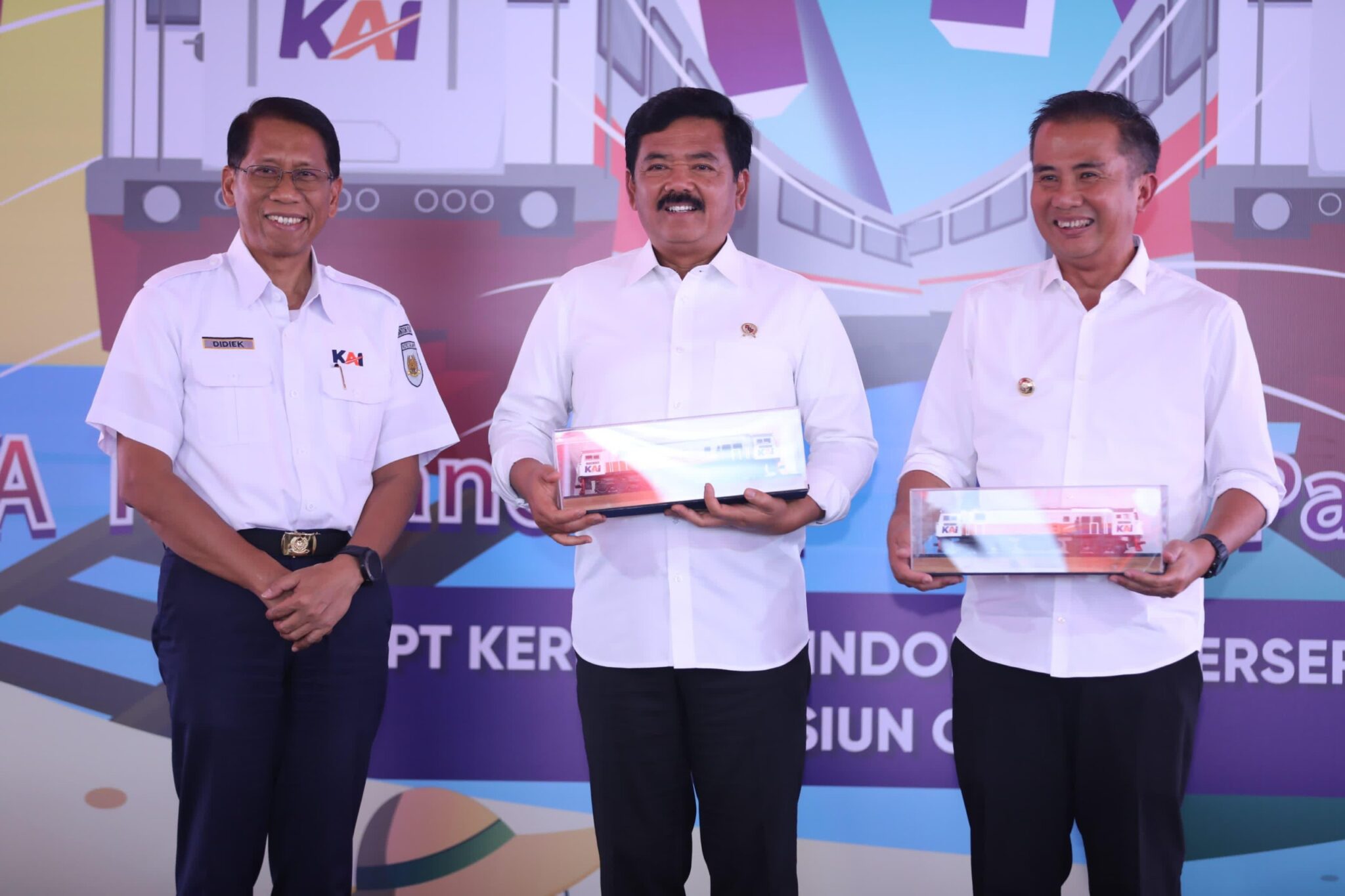 Kunker Mentri ATR/Kepala BPN, Mengikuti Giat Joy Ride Bersama PT KAI