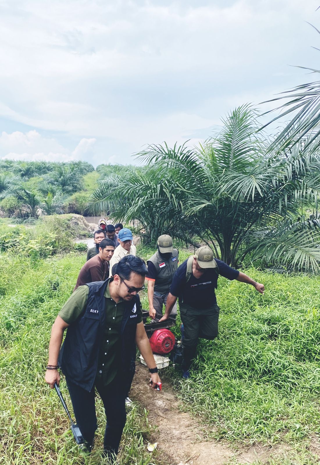 Polres Bangka Barat Tetapkan 2 Tersangka Pelaku Penambangan Ilegal di Perkebunan Kelapa Sawit GSBL