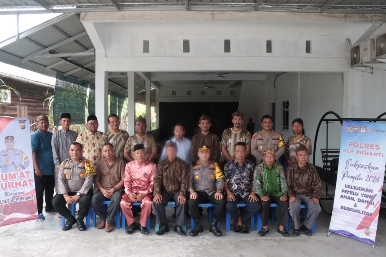 Cooling System Bersama Paguyuban, Wakapolres Kepualuan Meranti Terima Sejumlah Laporan