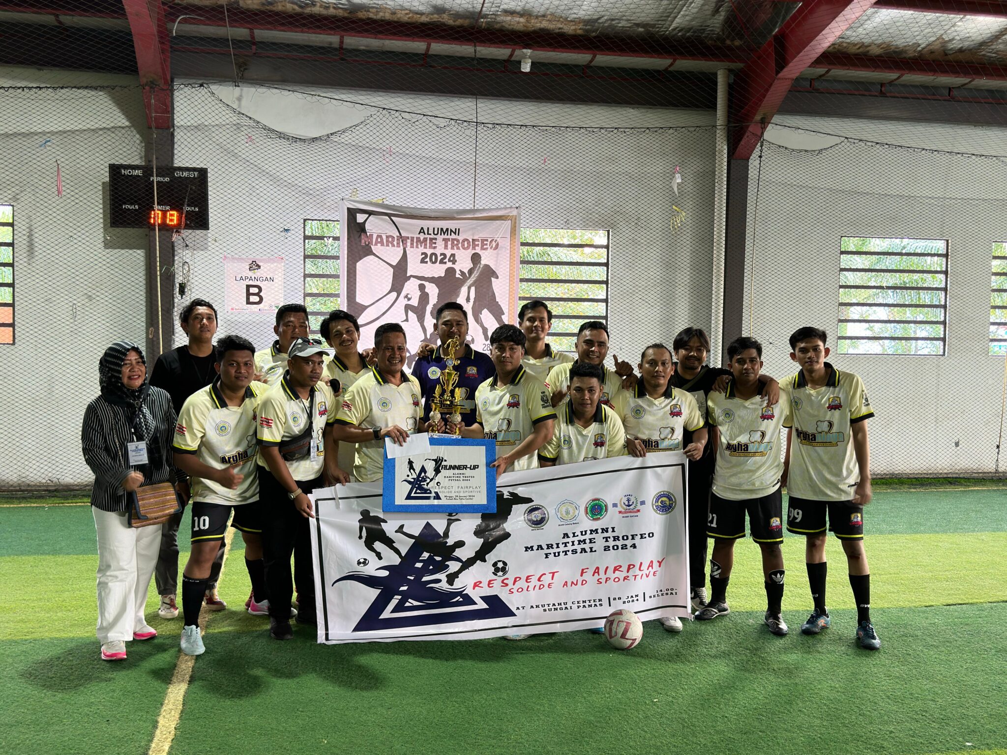 Ikani Akademi Maritim Amni Cab Batam Mengadakan Turnamen Futsal Perdana Antar Sesama Ikani Maritim di Batam