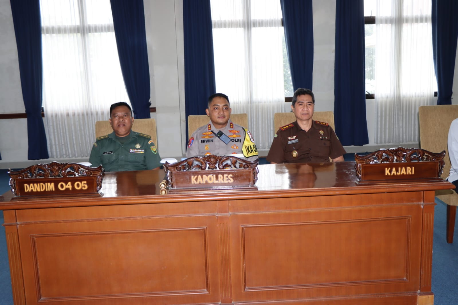 Hadiri Sidang Paripurna Untuk Pertama Kali Kapolres Pagar Alam, Sampaikan Hal Ini.