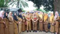 Bupati Tapsel Dolly Pasaribu dan Forkopimda Sambut Kedatangan Pj. Gubernur Sumut di Mess Pemprovsu