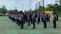 polres teluk Bintuni laksanakan apel kesiapan dalam Rangka Pengamanan Pesta Demokrasi Pemilu 2024