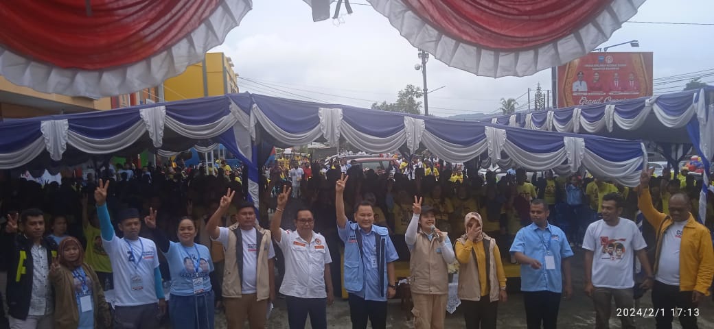 Deklarasi Relawan Prabowo Gibran, Relawan Siap Mengawal Dan Memenangkan Prabowo -Gibran Satu putaran Di Papua Barat