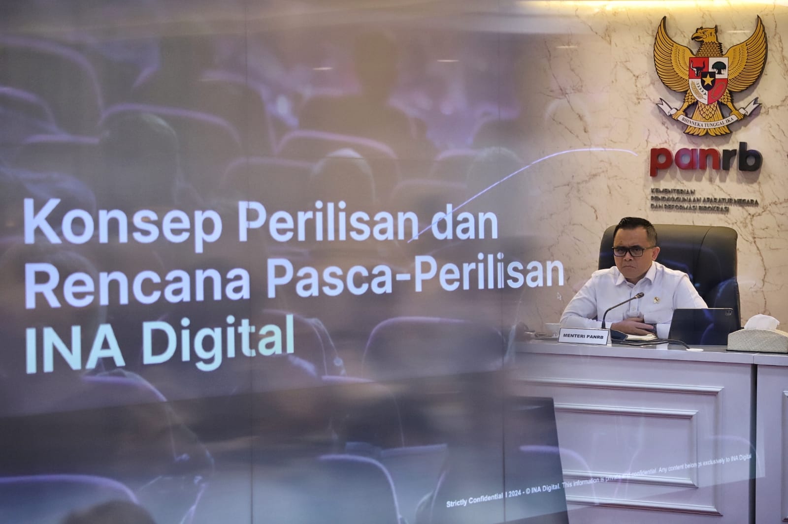 Menteri PANRB Melakukan Pembahasan Lanjutan Rencana Pelucruran INA Digital dan Keberlanjutannya