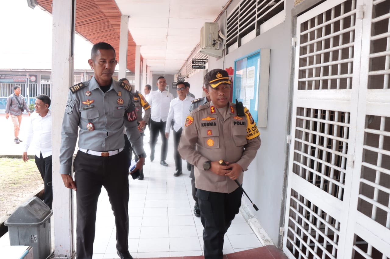 AKBP Kurnia Setyawan Cek Kesiapan Pemilu Lapas Kelas II A Selatpanjang