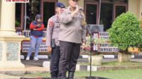 Apel Kesiapan Personel Polres Bungo Dalam Pengamanan Pemilu 2024, Dipimpin Waka Polda Jambi Brigjen Pol. Edi Mardianto, S.Ik. M.Si.