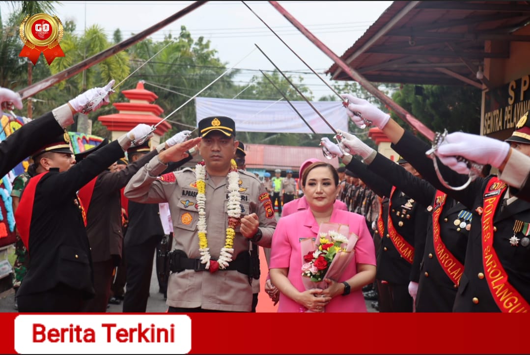 Serah Terima Jabatan Kapolres Sarolanun AKBP Budi Prasetya, S.IK. MSI Menjabat Kapolres Sarolangun Yang Baru
