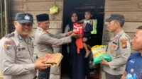 Polsek Merbau dan Puskesmas Teluk Belitung Berikan Bantuan untuk Anak Stunting