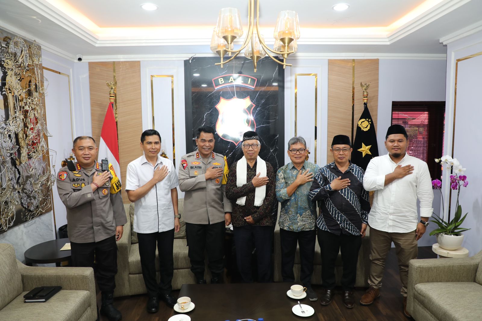Kapolda Bali Menerima Audensi dari Ketua MUI Bali