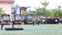 Poles Teluk Bintuni Laksanakan Gelar Apel Persiapan Keamanan Pemilu Tahun 2024