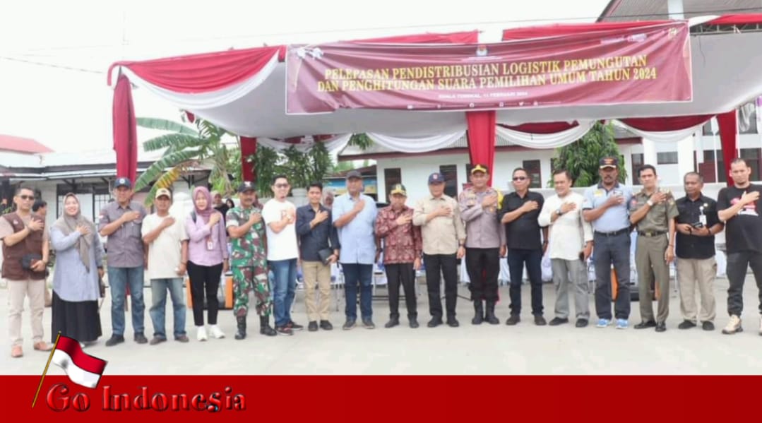 Plh Sekda Lepas Distribusi Logistik Pemungutan dan Penghitungan Suara Pemilu