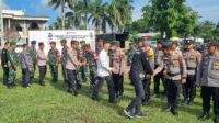 Hadiri Apel Siaga Pengawasan Masa Tenang Pemilu 2024, Kompol Mutolib Ingatkan Ini Kepada Seluruh Personel
