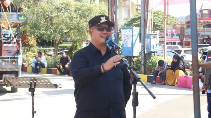 Walikota Gunungsitoli Sowa’a Laoli, SE.,M.Si Pimpin Apel Siaga Pengawasan Masa Tenang Pada Pemilu Tahun 2024