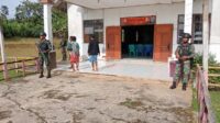 Satgas Yonif 407/PK : Giat Pengamanan Tempat Ibadah Disaat Umat Kristiani Sedang Laksanakan Ibadah