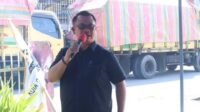 Walikota Gunungsitoli Sowa'a Laoli, SE,.M.Simenghadiri Pelepasan Pendistribusian Logistik Pemilu Tahun 2024