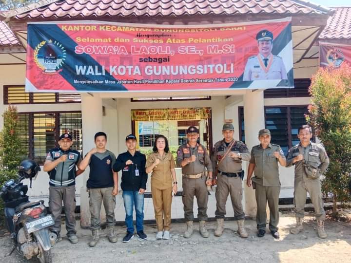 Camat Gunungsitoli Barat Monitoring Kesiapan Pemilu Seluruh Desa di Kecamatan Gunungsitoli Barat