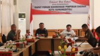 WaliKota Sowa’a Laoli, SE,. M.Si Memimpin Rapat Forum Koordinasi Pimpinan Daerah Kota Gunungsitoli