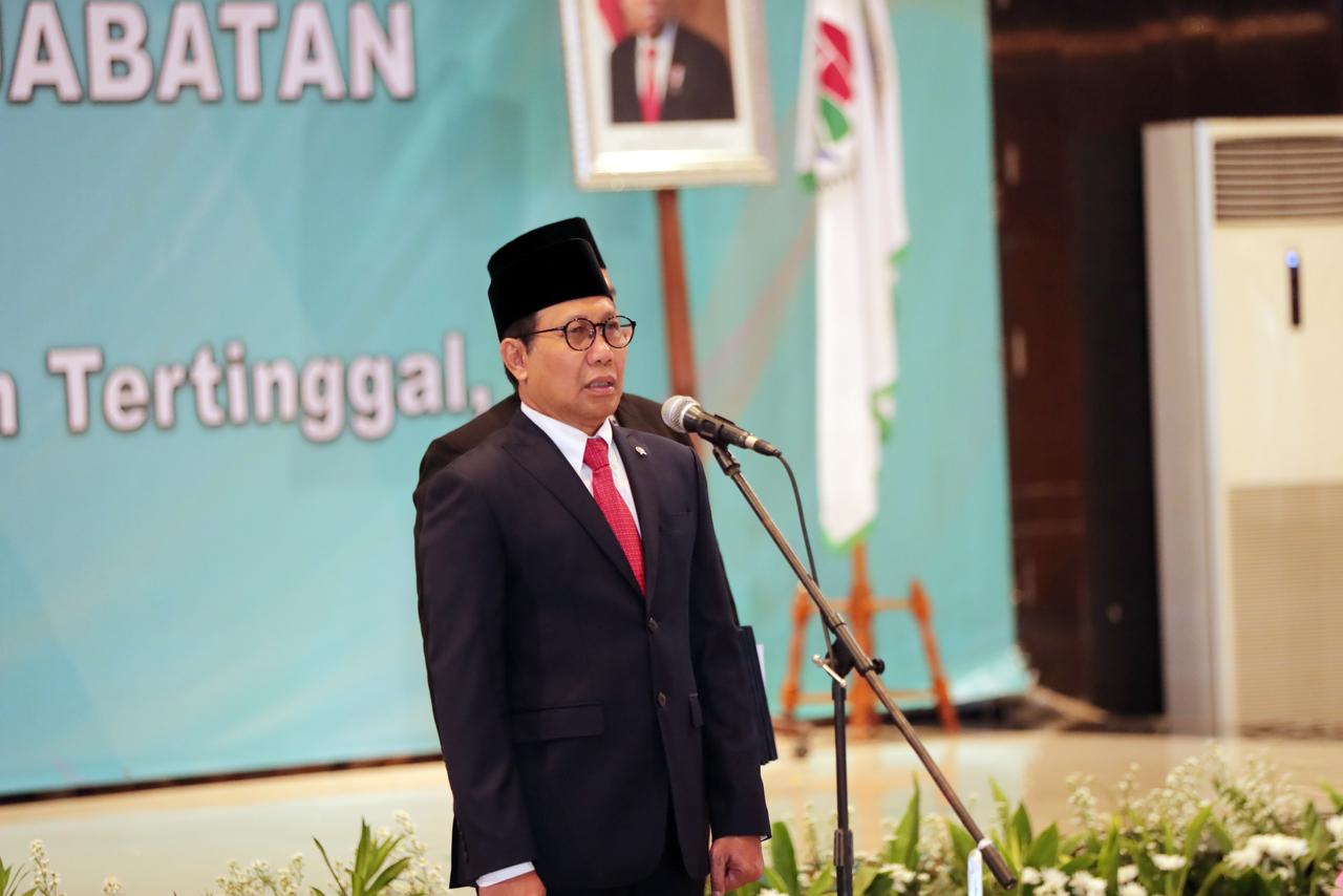 Abdul Halim Lantik Lalu Syaifuddin Jadi Inspektur II Inspektorat Jendral (Irjen) Kemendes PDTT