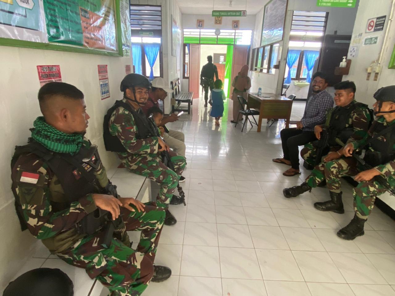Satgas Pamtas Kewilayahan Yonif 407/PK Ada Ikut Giat Komsos, Rangka Mempererat Silahturahmi TNI Dekat Dengan Rakyat