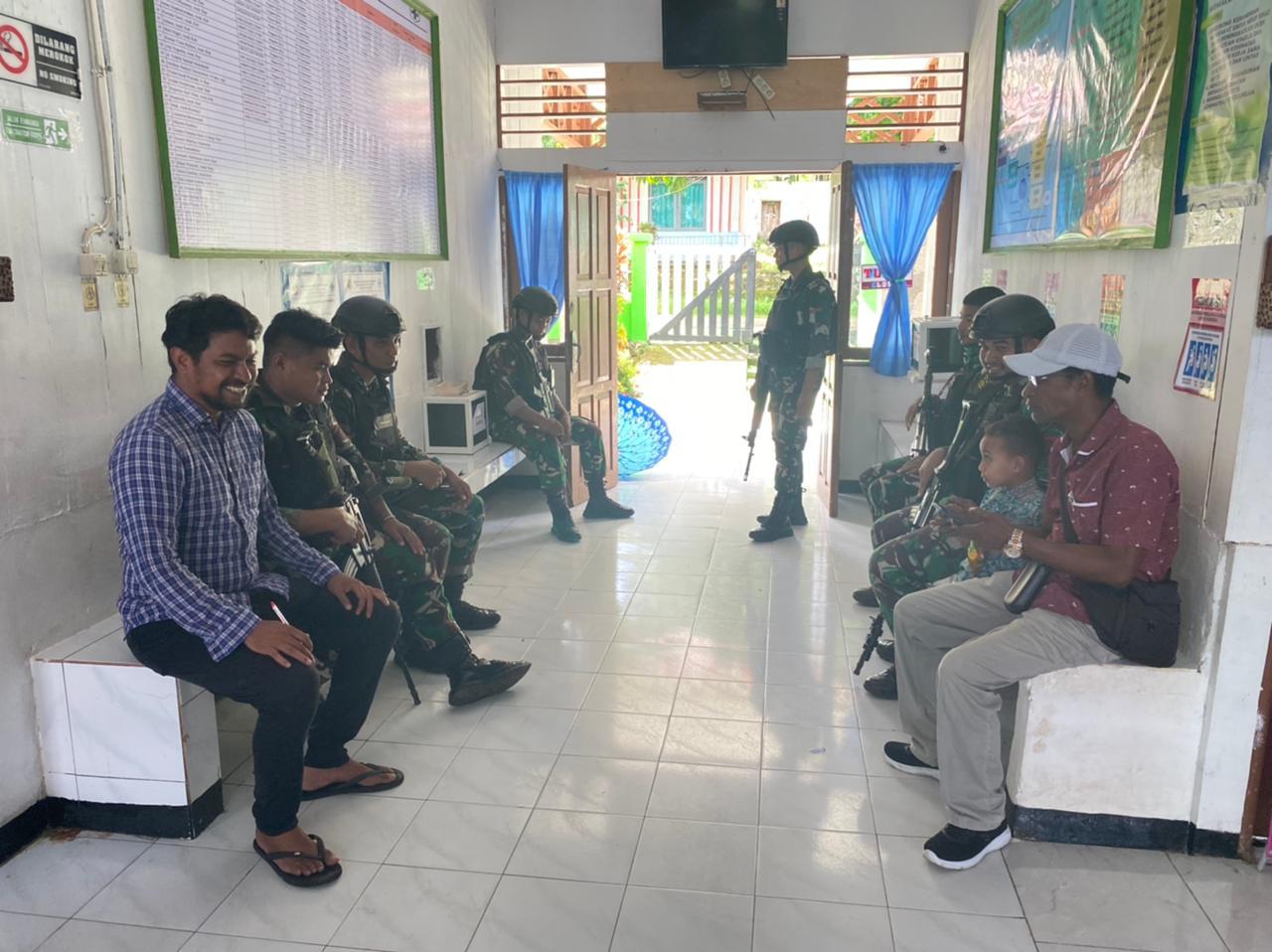 Satgas Pamtas Kewilayahan Yonif 407/PK Ada Ikut Giat Komsos, Rangka Mempererat Silahturahmi TNI Dekat Dengan Rakyat