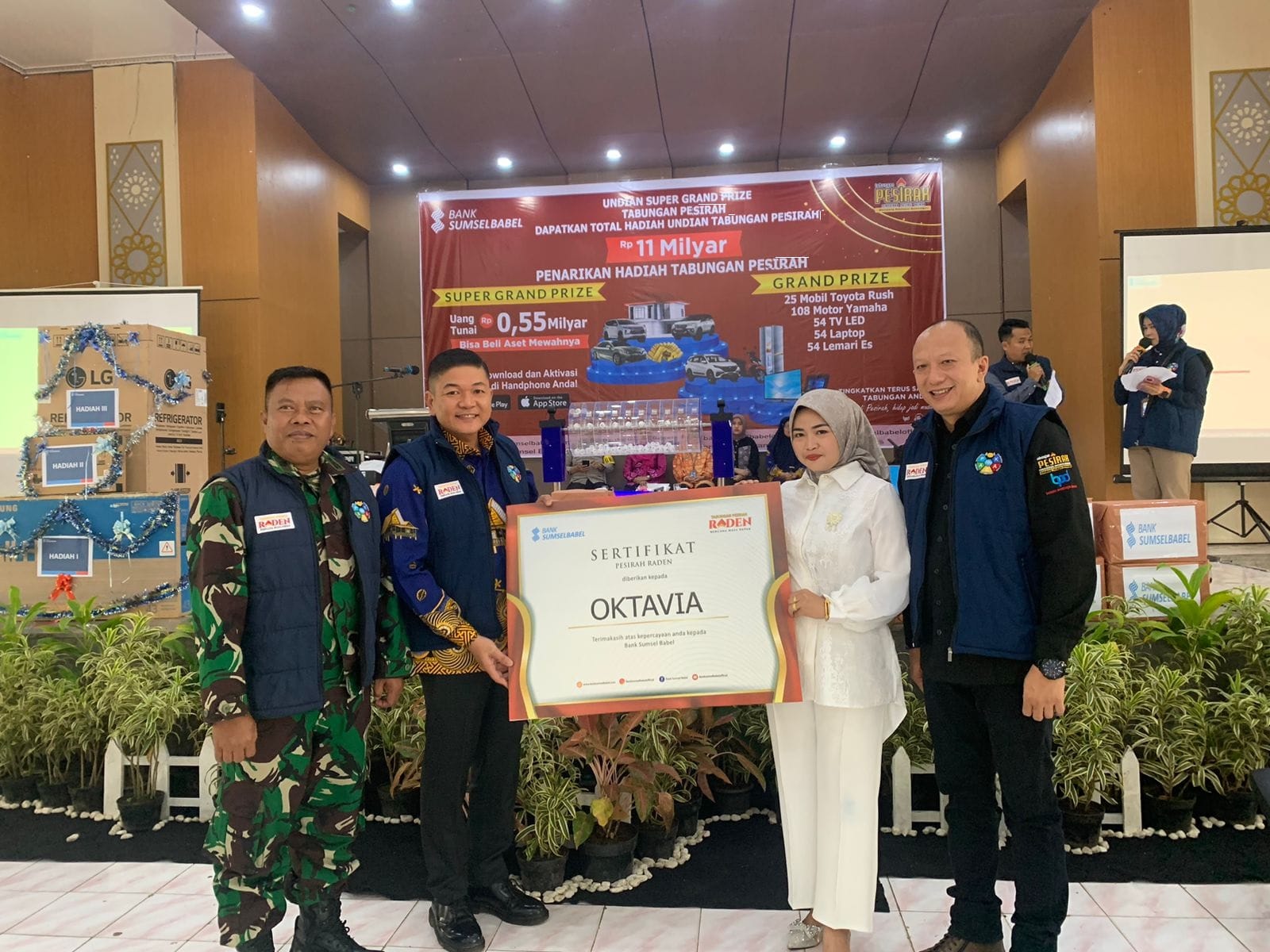 Bank Sumsel Babel Cabang Pagar Alam Kembali Gelar Undian Gand Prize Tabungan Pesirah.