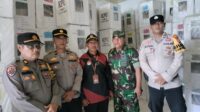 Pamatwil Polres Meranti Memastikan Keamanan Pemilu, TPS Kecamatan Tasik Putri Puyu