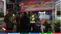 Kapolsek Telanaipura Tinjau Tempat Penghitungan Suara serta mengajak Masyarakat Hormati Hasil Pemilu