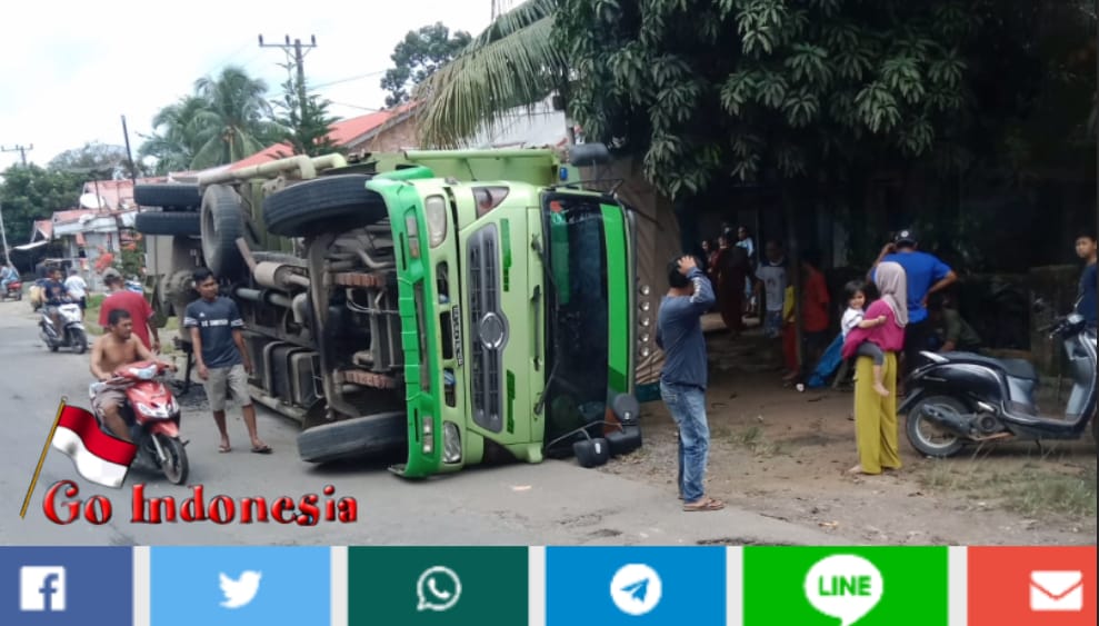 Kecelakaan tunggal Dijalan Lintas Tebo Jambi KM 15 Desa Mengupeh Kecamatan Tengah Ilir Kabupaten Tebo