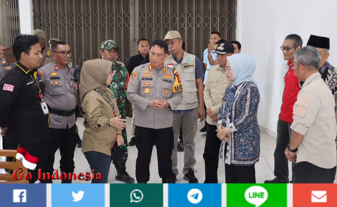 Pastikan Logistik Pemilu 2024 Aman, Kapolresta Jambi kembali Cek Gudang PPK tiap Kecamatan