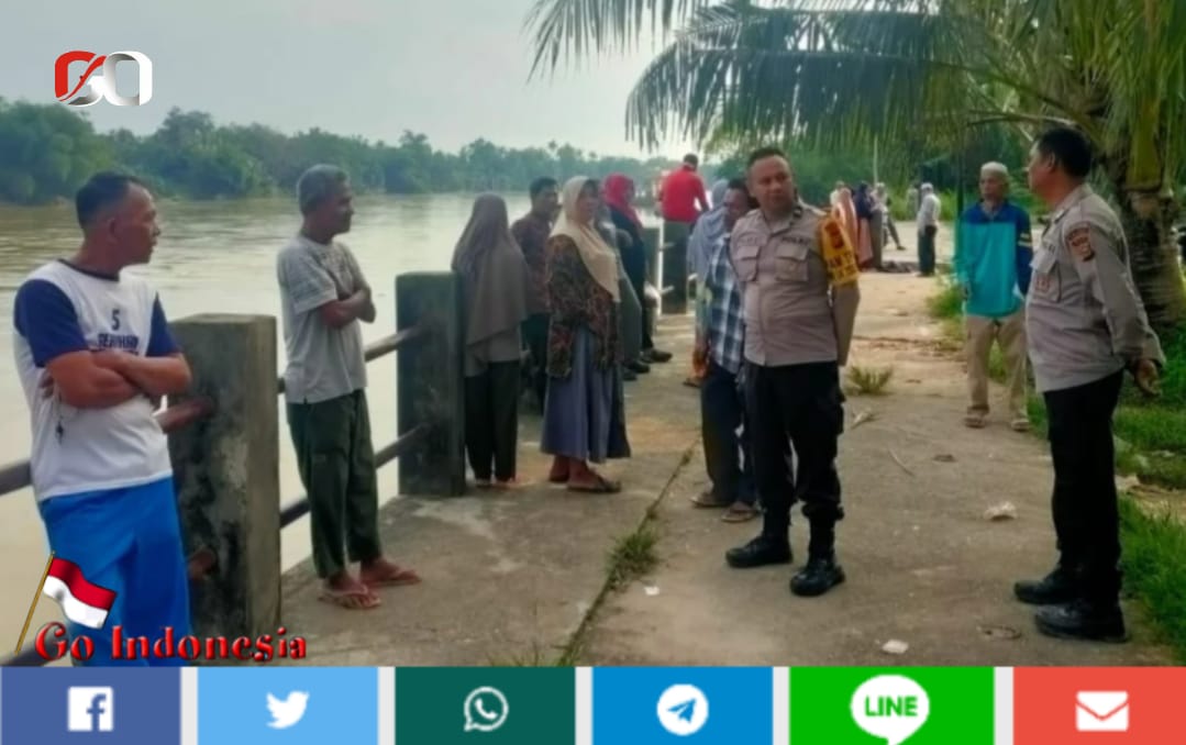 Santri Pondok Pesantren Imam Al Ghazali, Rimbo Panjang Tenggelam di Sungai Kampar
