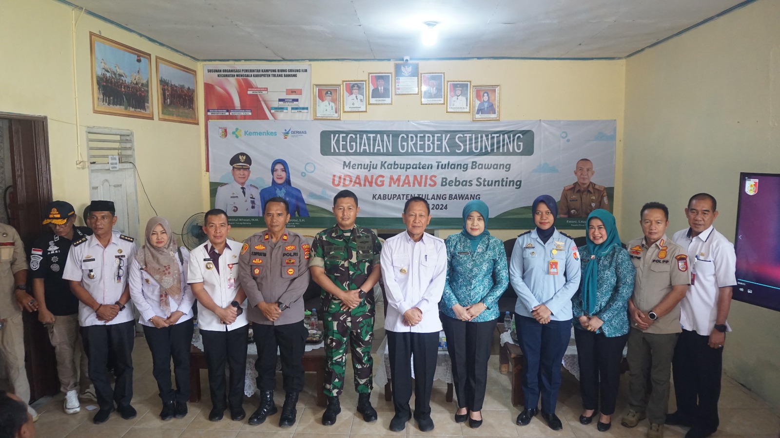 Komandan Kodim 0426/Tulang Bawang, Letkol Kav Delvy Marico, S.E., M.I.P. Komitmen Lawan Stunting