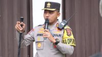 Jaga Harkamtibmas Pemilu 2024, Kapolres Pimpin Siaga Sispam Kota digudang KPUD Kota Pagar Alam